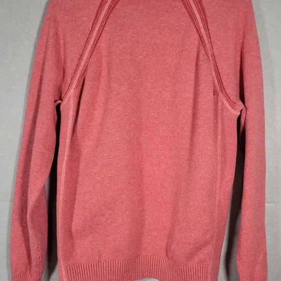 Tommy Bahama Crew Neck Sweater Cotton/Cashmir Blend In Tangerine Size M - Picture 2 of 6